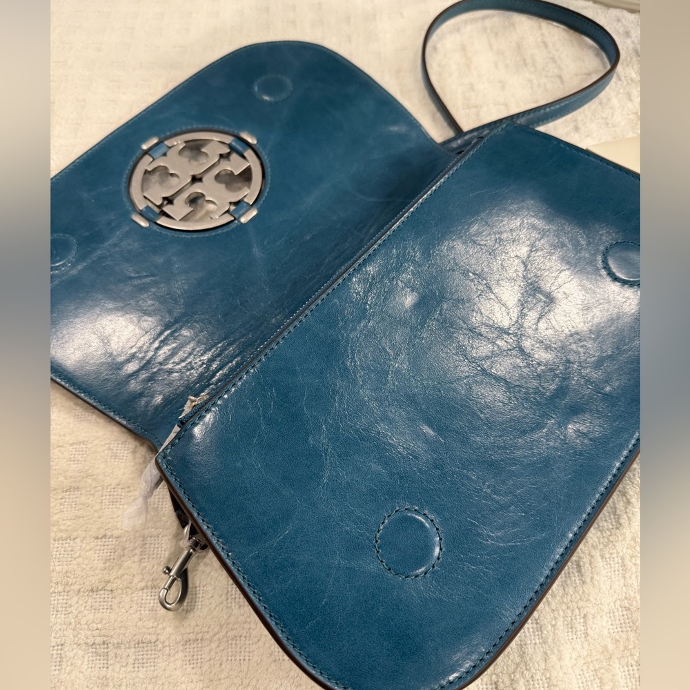 Tory Burch Convertible Miller Glazed Bag with Matching Wallet, BRAND NEW! - Picture 11 of 12